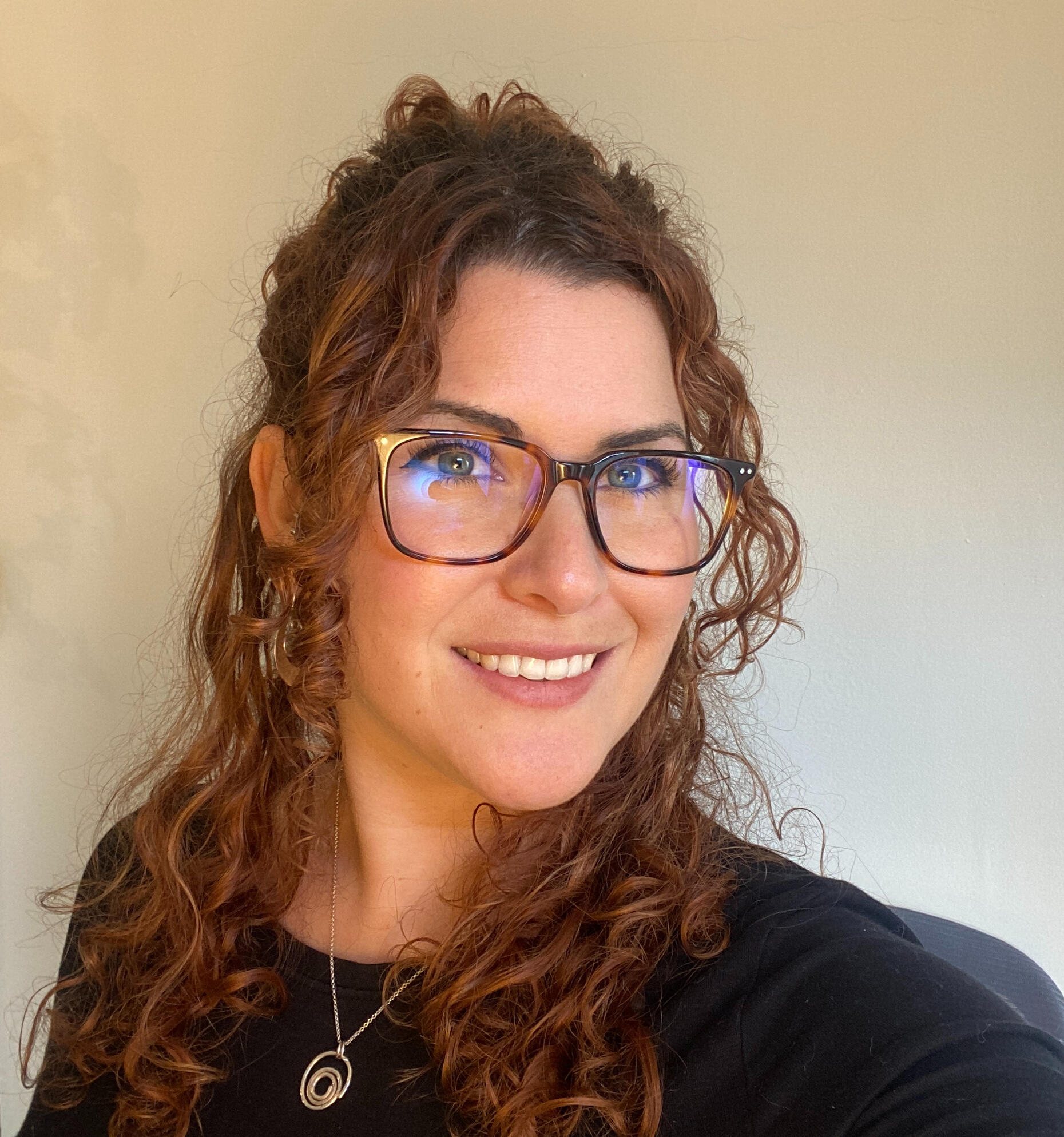 Adriana, certified Spanish teacher from the Canary Islands, smiling
